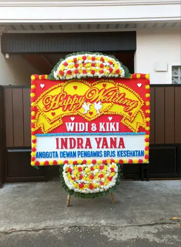 Papan Bunga Pernikahan kuripan